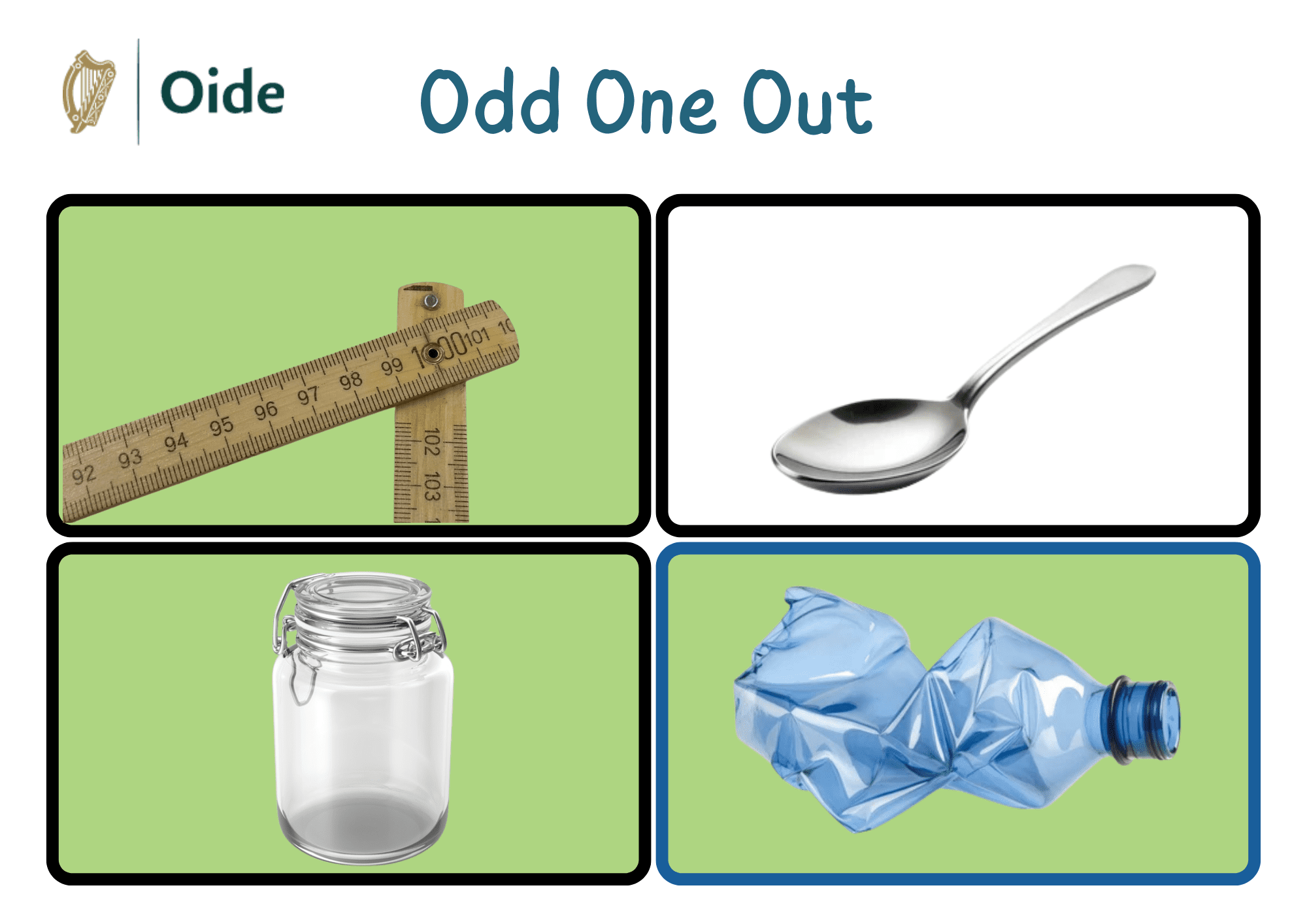 Odd One Out Materials