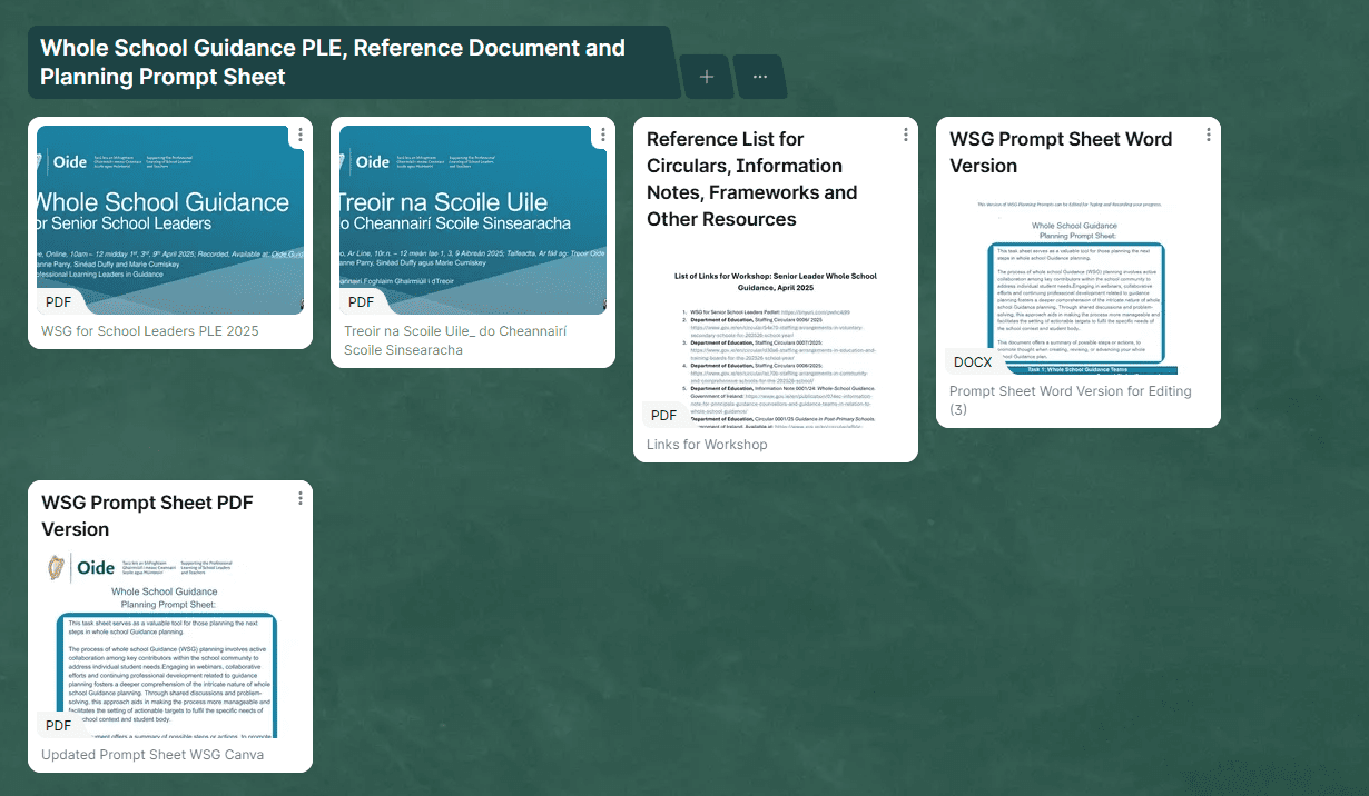 Padlet Ionchuimsiú i dTreoir