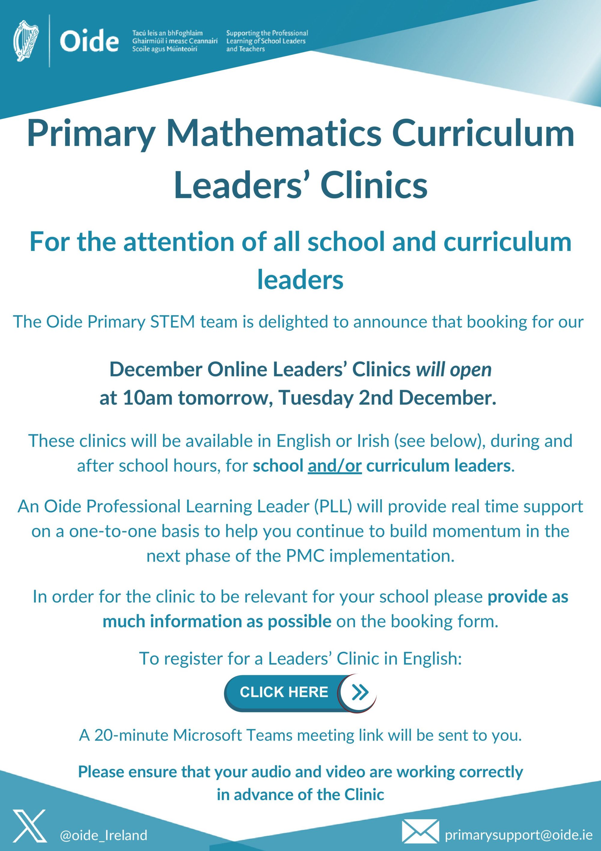 Leaders' Clinics English Dec 2025 Roisin McGovern