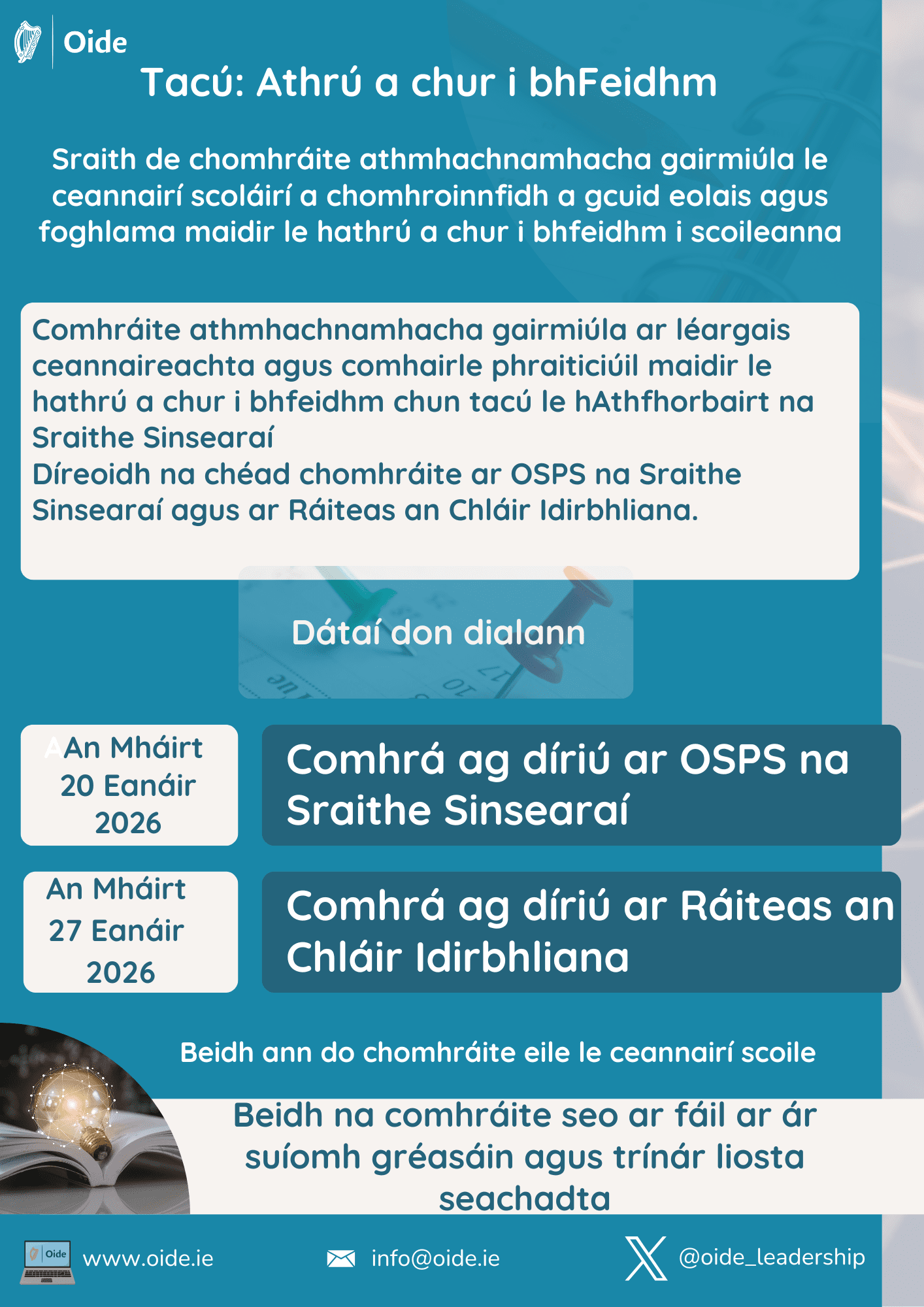 Leagan Gaeilge Flyer Copy of Tacú flyer 