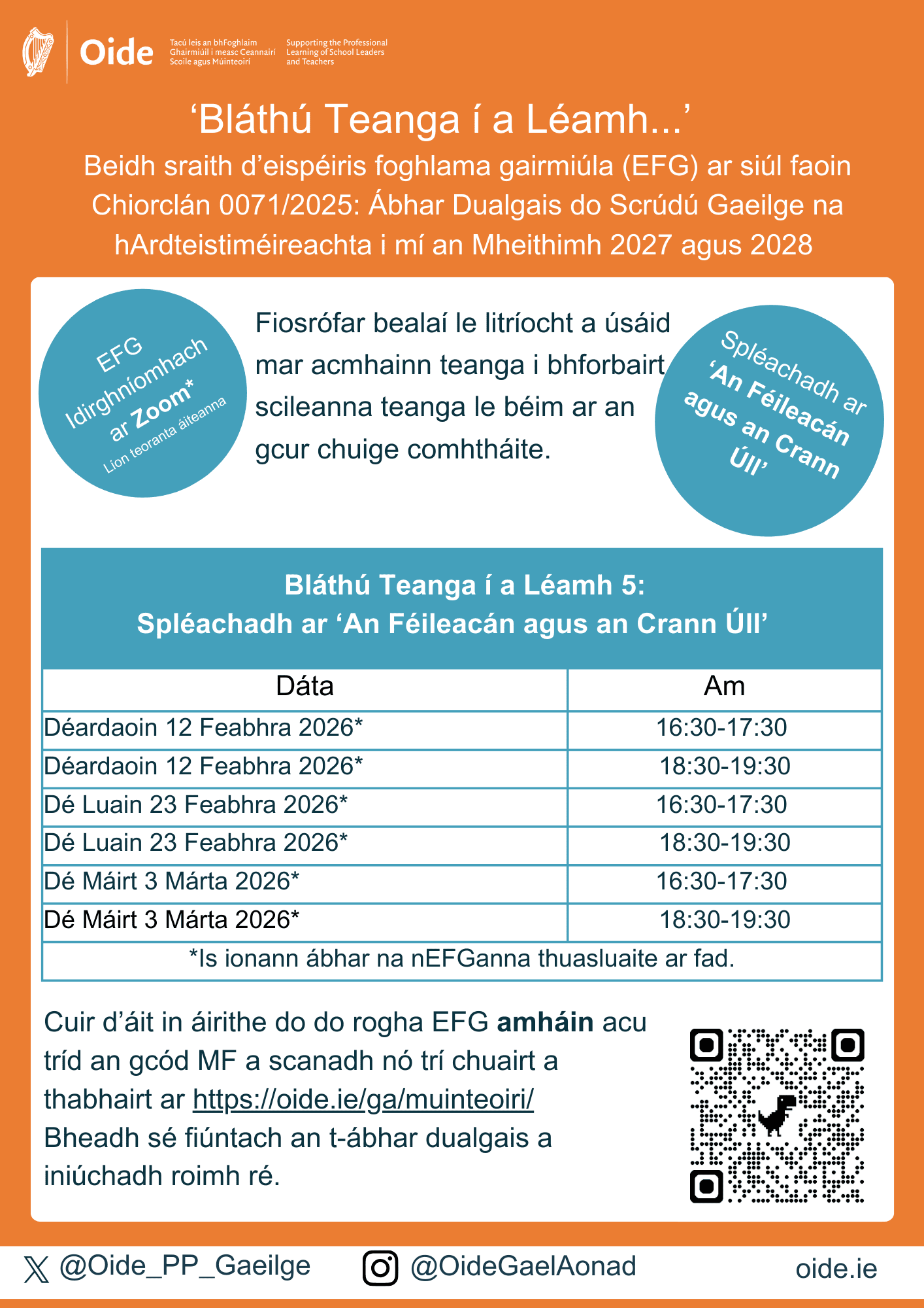 Bláthú Teanga í a Léamh 5 Ciarán Ó'Dubhthaigh